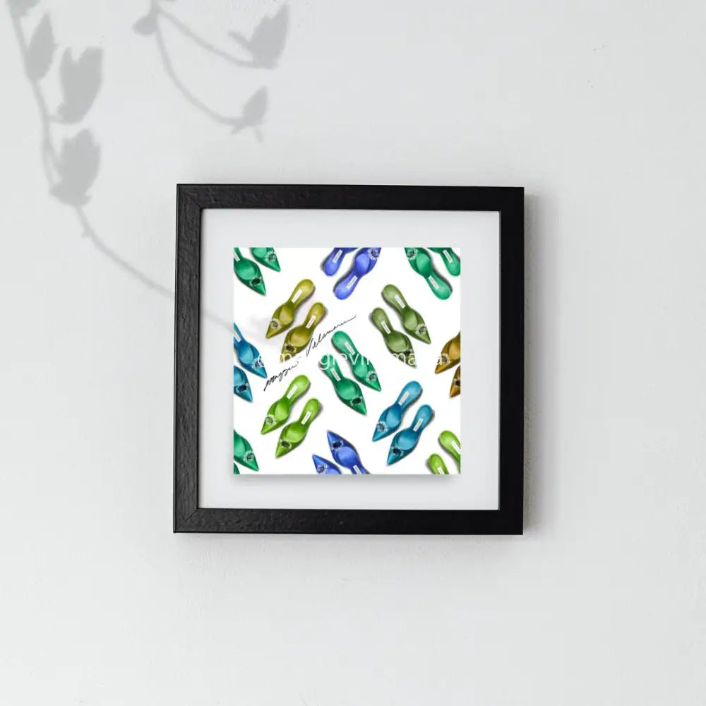 Manolo Shoe Fashion Illustration Print