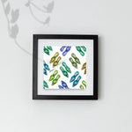 Manolo Shoe Fashion Illustration Print