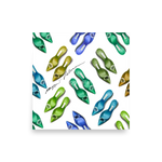 Manolo Shoe Fashion Illustration Print