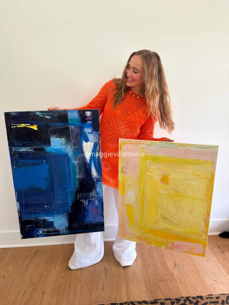 Midnight In Barcelona Original Artwork 24 X 36 Artwork