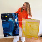 Midnight In Barcelona Original Artwork 24 X 36 Artwork