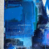 Midnight In Barcelona Original Artwork 24 X 36 Artwork