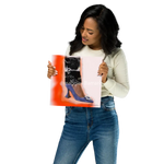 Orange Burnout Fashion Stiletto Print 10×10