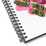 Rainbow Stiletto Illustration Spiral Notebook