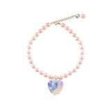 THE COLE HEART NECKLACE IN ROSE