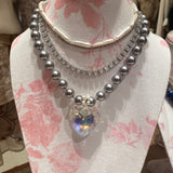 SILVER PEARL COLE NECKLACE - Maggie Villamaria Jewelry 