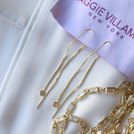 Luxe CZ Threader Earring - Maggie Villamaria Jewelry 