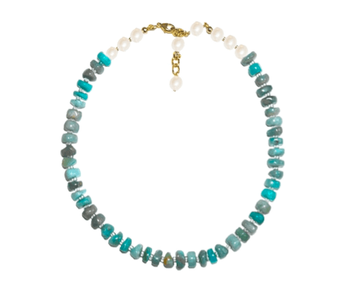 Amazonite Luxe Necklace - Maggie Villamaria Jewelry 