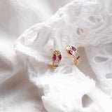 Pink Snake Huggie - Maggie Villamaria Jewelry 