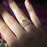 Aria Wrap Gemstone Ring - Maggie Villamaria Jewelry 
